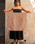 Indigenous - Maya Made - Hand Woven Cotton Scarf - Sunrise