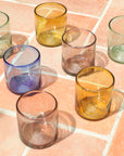 Medium Glass Tumbler - 4 Colours