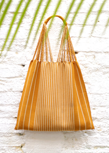 Hand Woven - Las Rayas Tote - Golden Hour