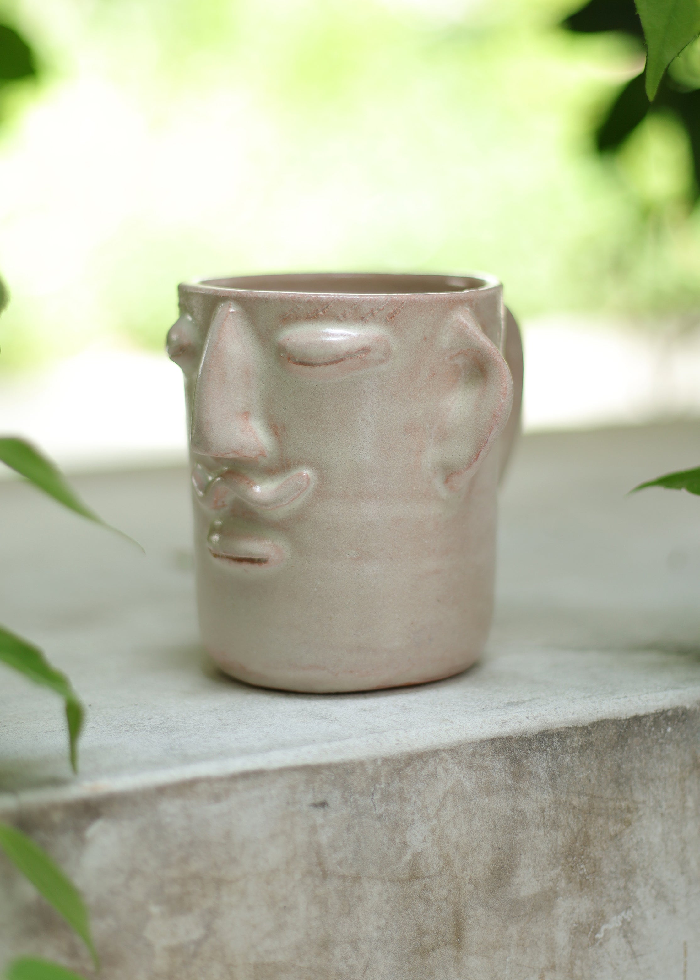 Manny Mug - White - 10 Ounce Coffee Cup - Made in Oaxaca