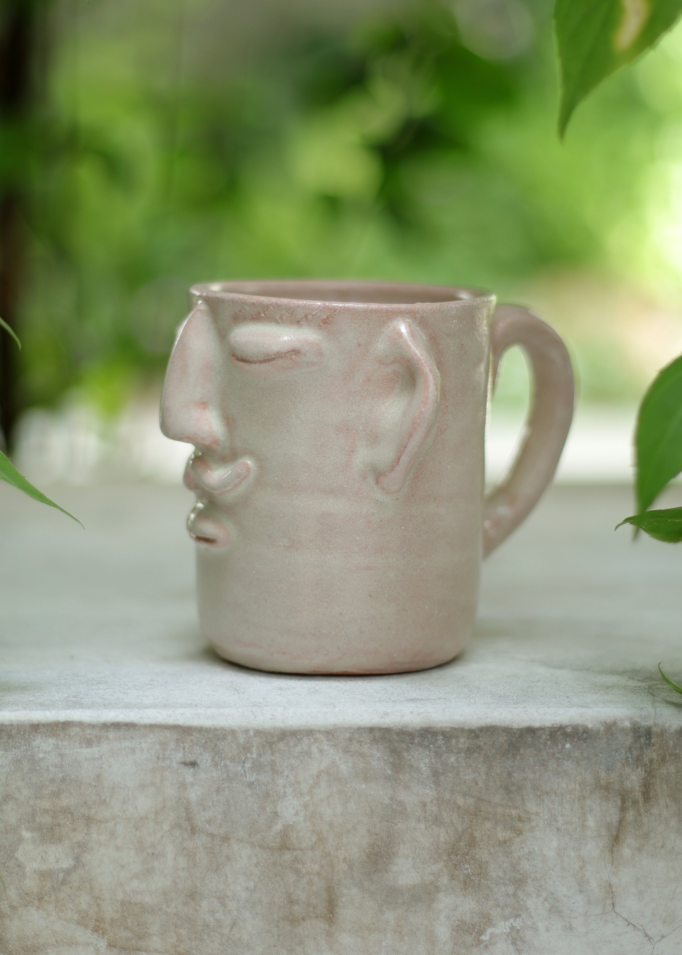 Manny Mug - White - 10 Ounce Coffee Cup - Made in Oaxaca