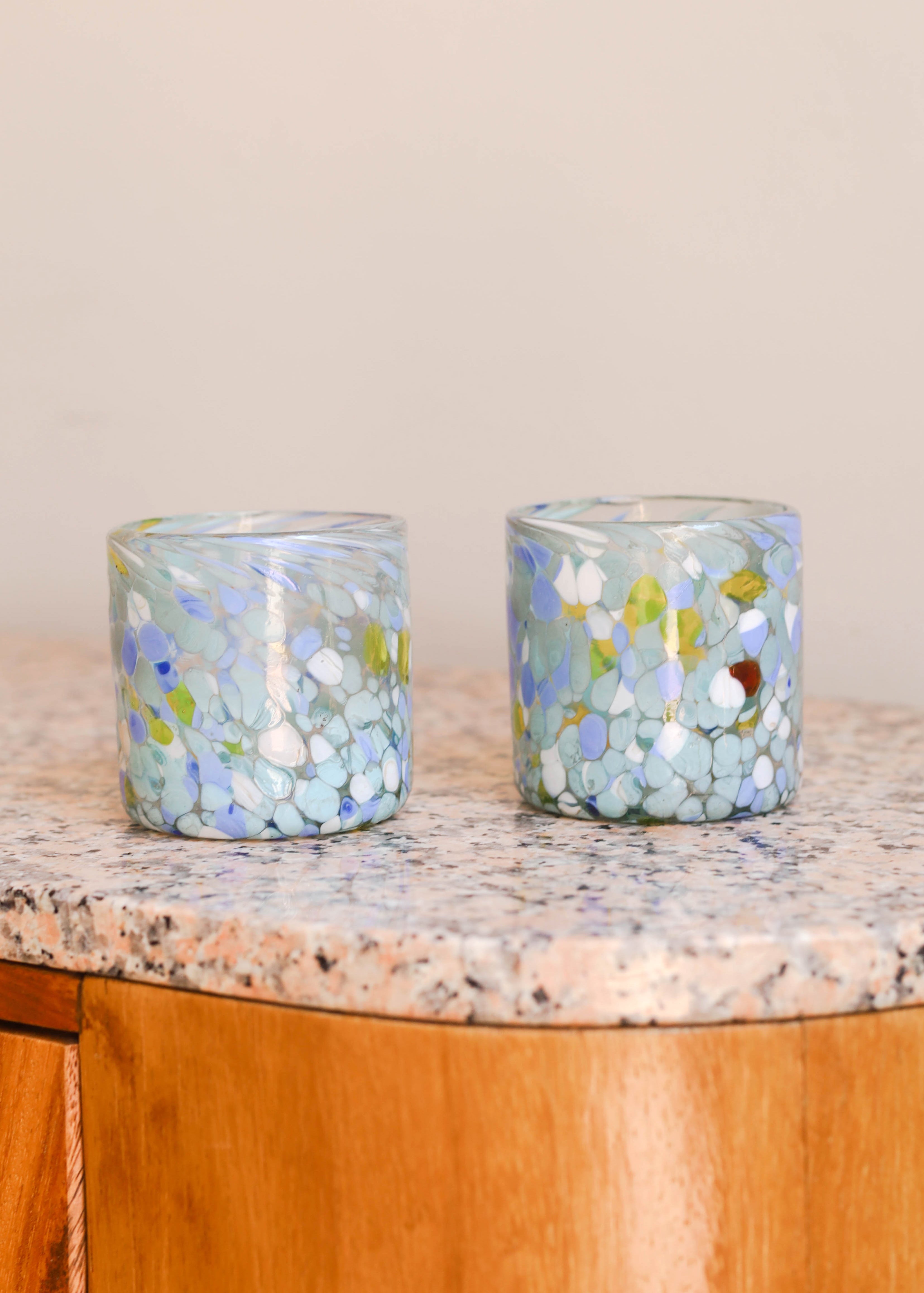 Eggshell Glass Tumbler - 8 ounces - 250 ml