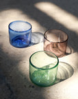 Small Glass Tumbler - 3 Colours - 6 ounces - 175 ml