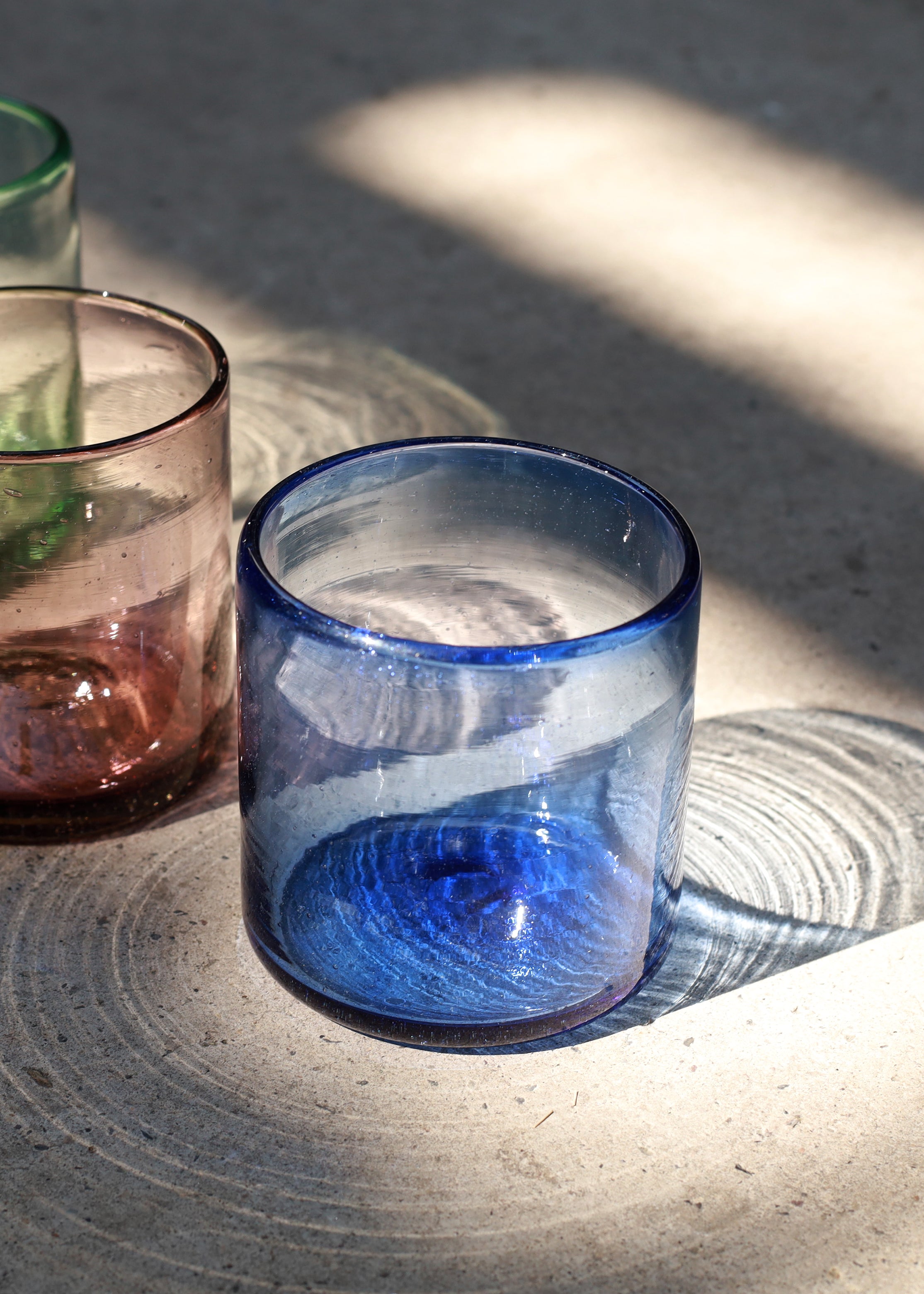 Medium Glass Tumbler - 3 Colours - 8 ounces - 250ml