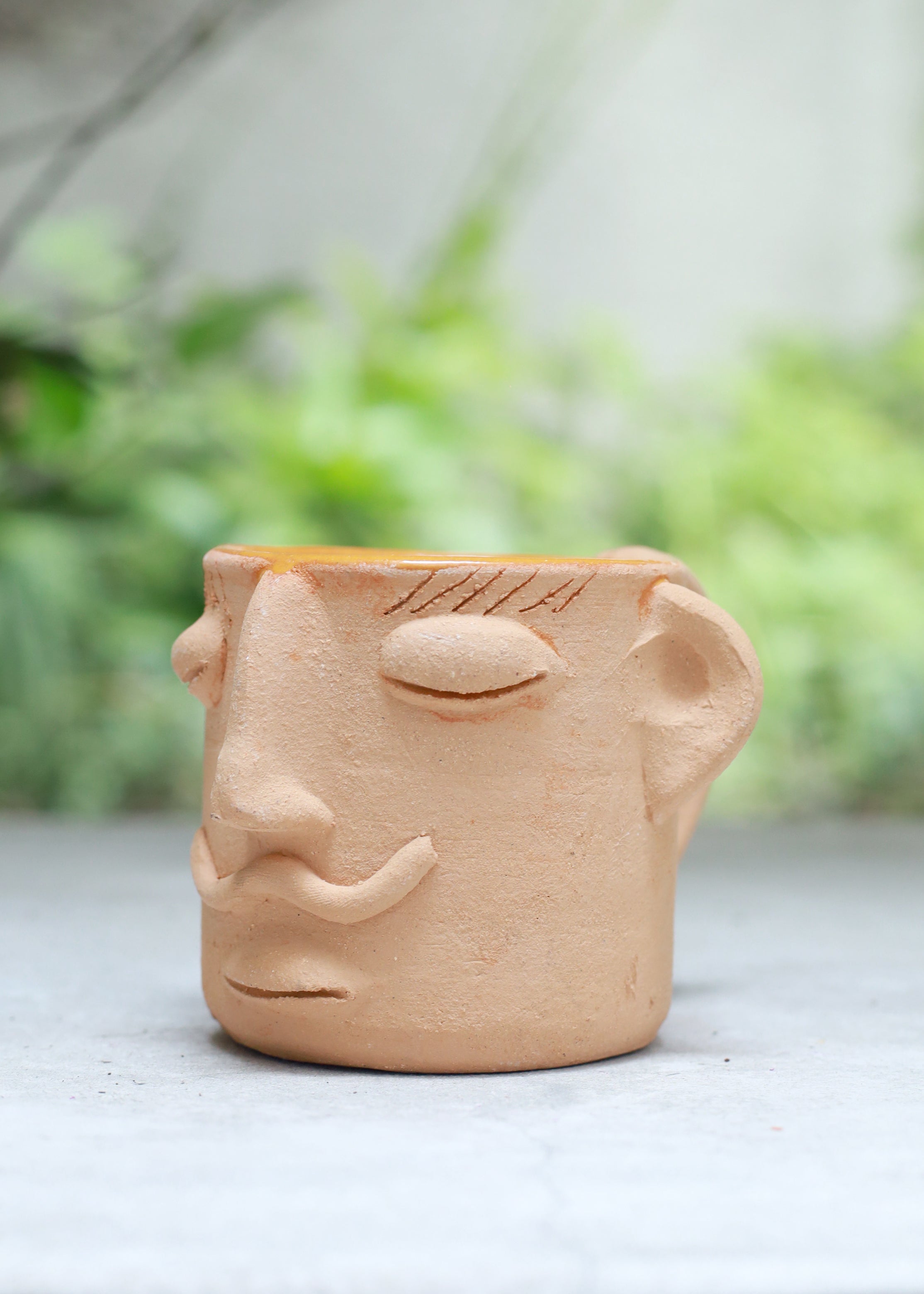 Mini Manny Mug - Yellow - Made in Oaxaca