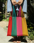 Hand Woven - Las Rayas Tote - Mar