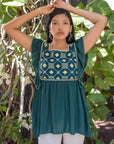 El Quetzal Blouse - Green