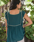 El Quetzal Blouse - Green