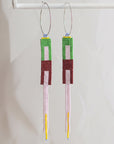 ēska askī x LUZ Collection - Native American Hand Beaded Earrings