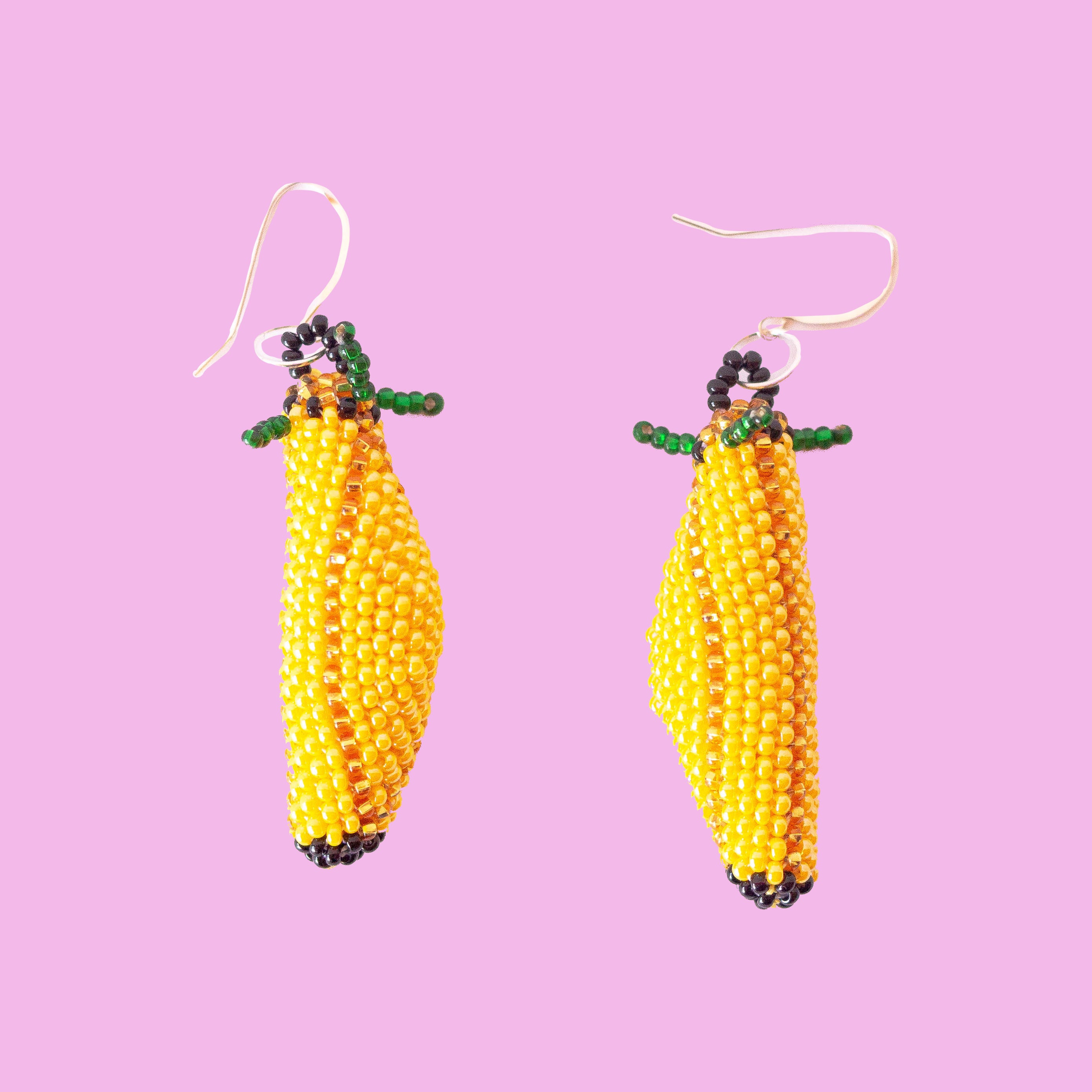 Indigenous - Maya Made - Beaded Banana Earrings