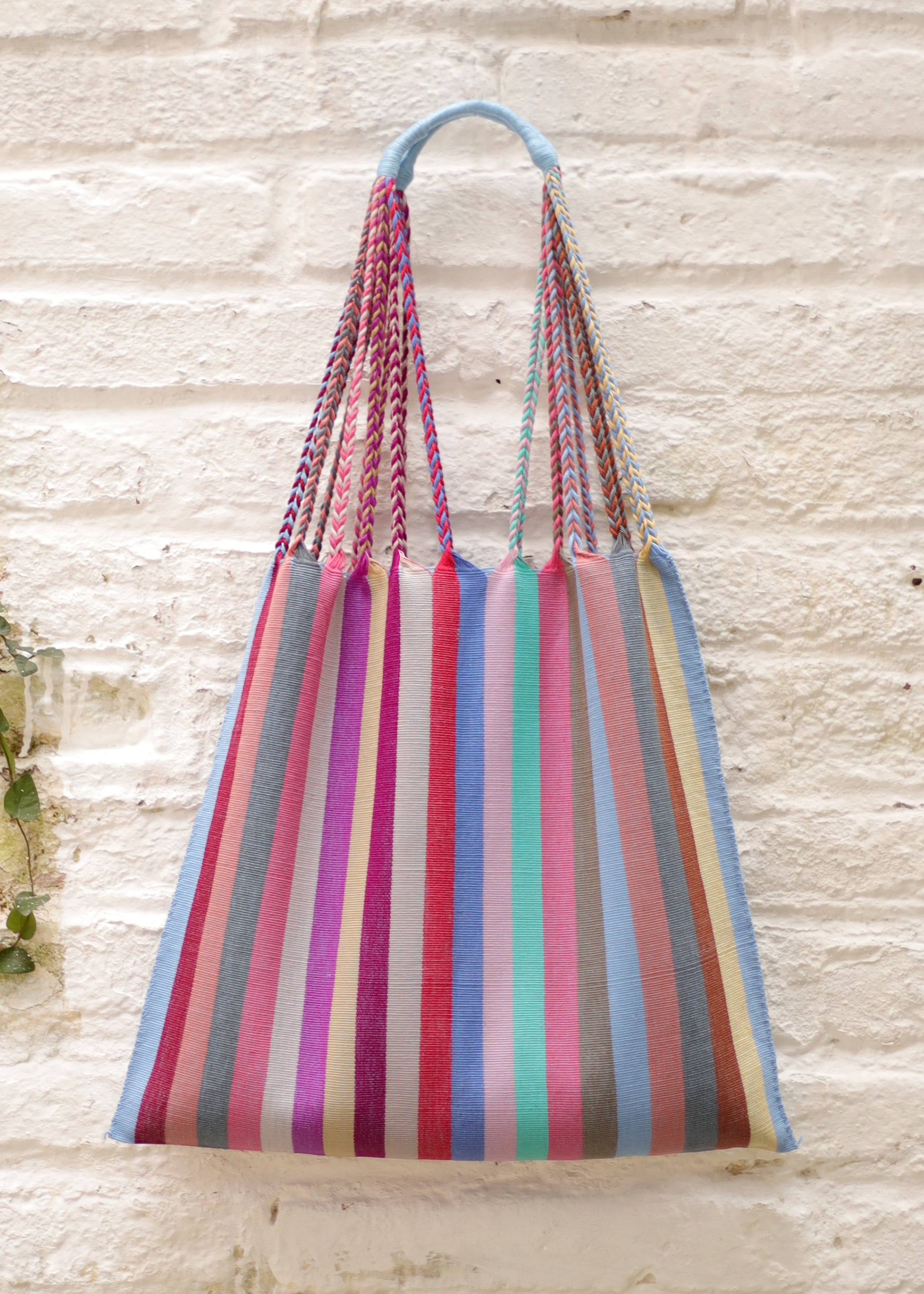 Hand Woven - Las Rayas Tote - NEW COLOUR - Nubes