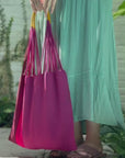 Las Rayas Tote - Vino / Bugambilia