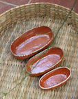 Small Oval Nesting Bowls