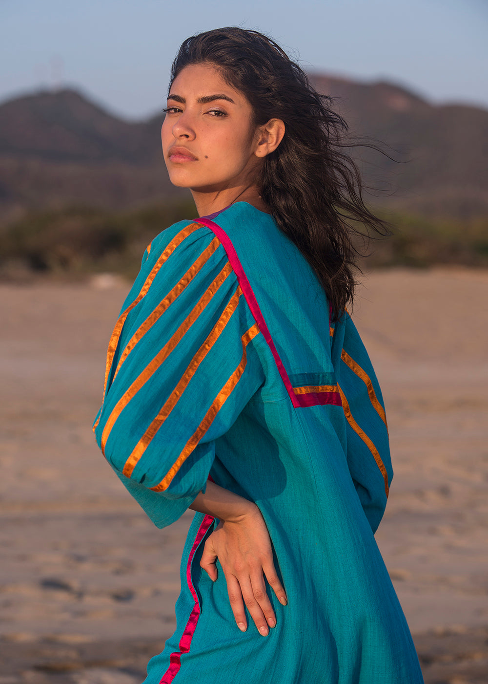 Vintage Embroidered Dress - Telas Tlaquepaque