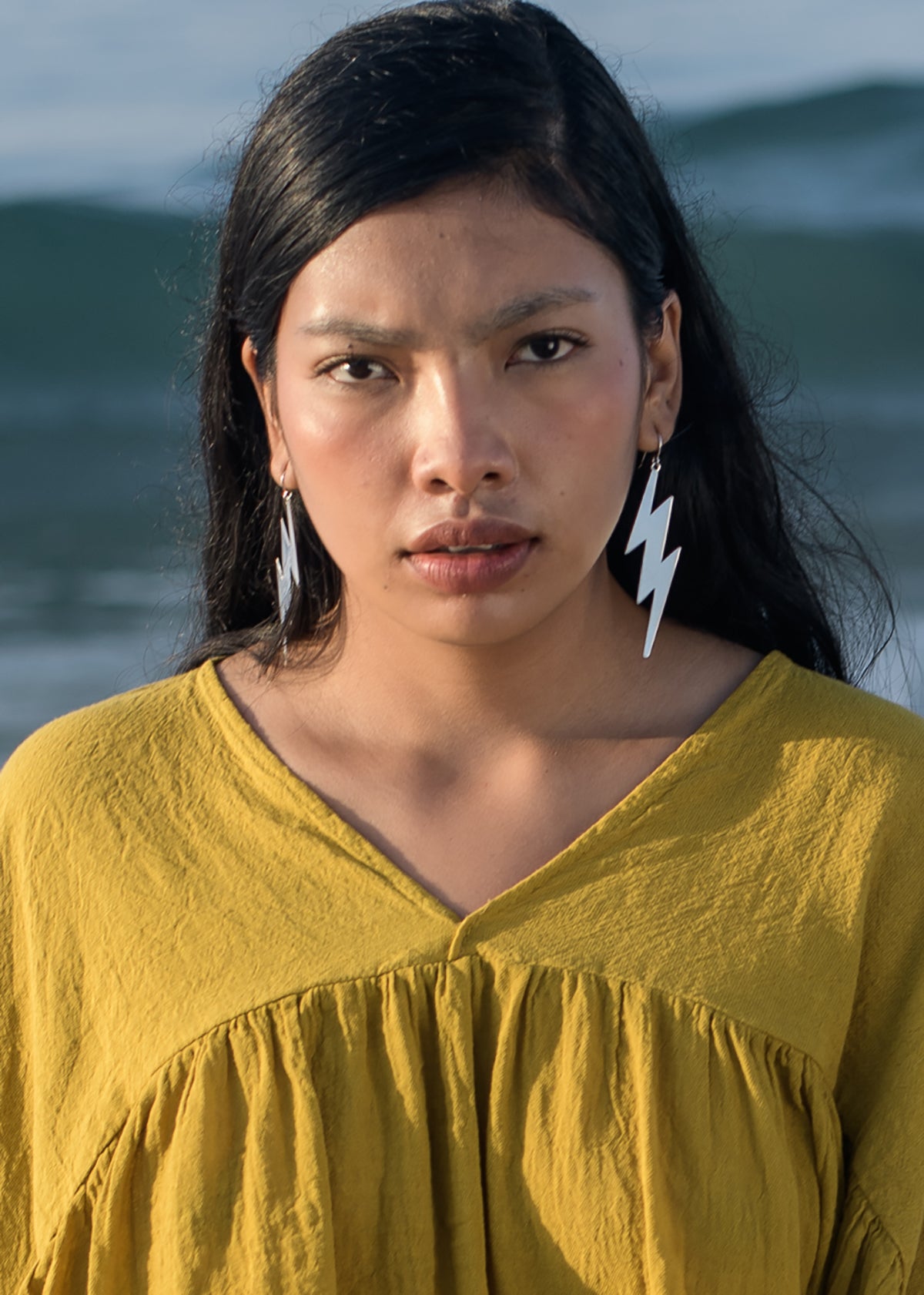 Silver Earrings - Electric