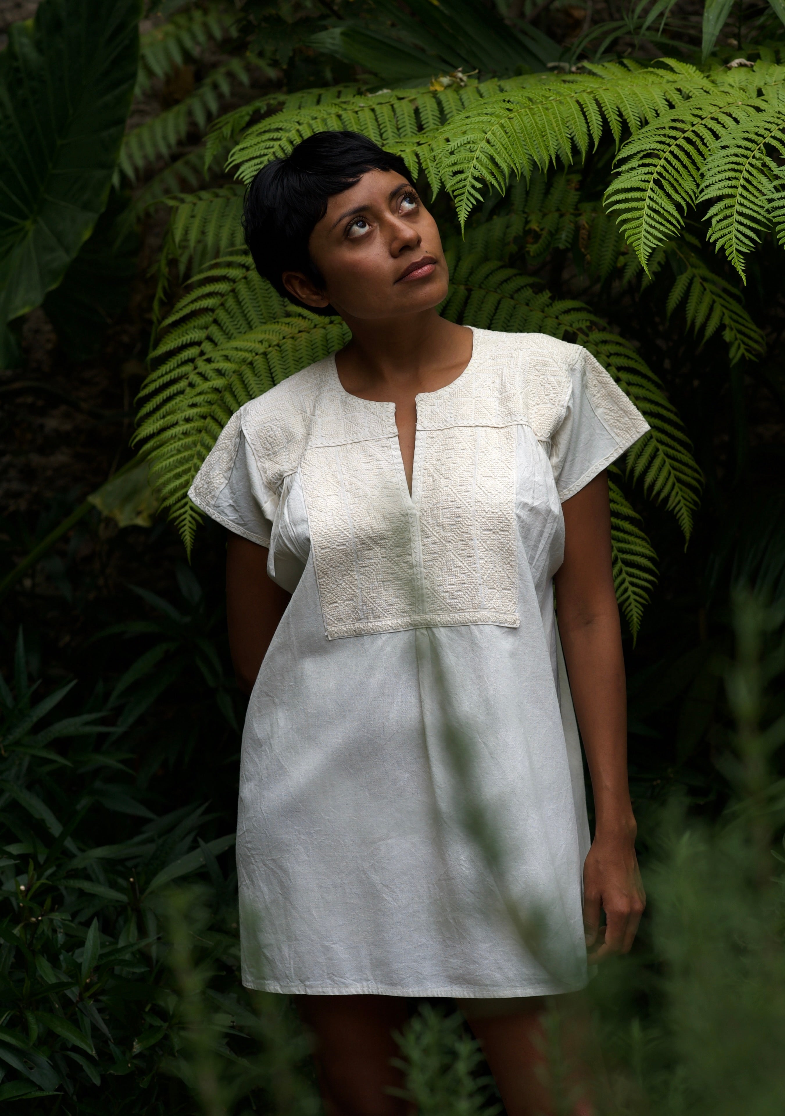 La Xantal - Cotton Embroidered Blouse - Made in Oaxaca