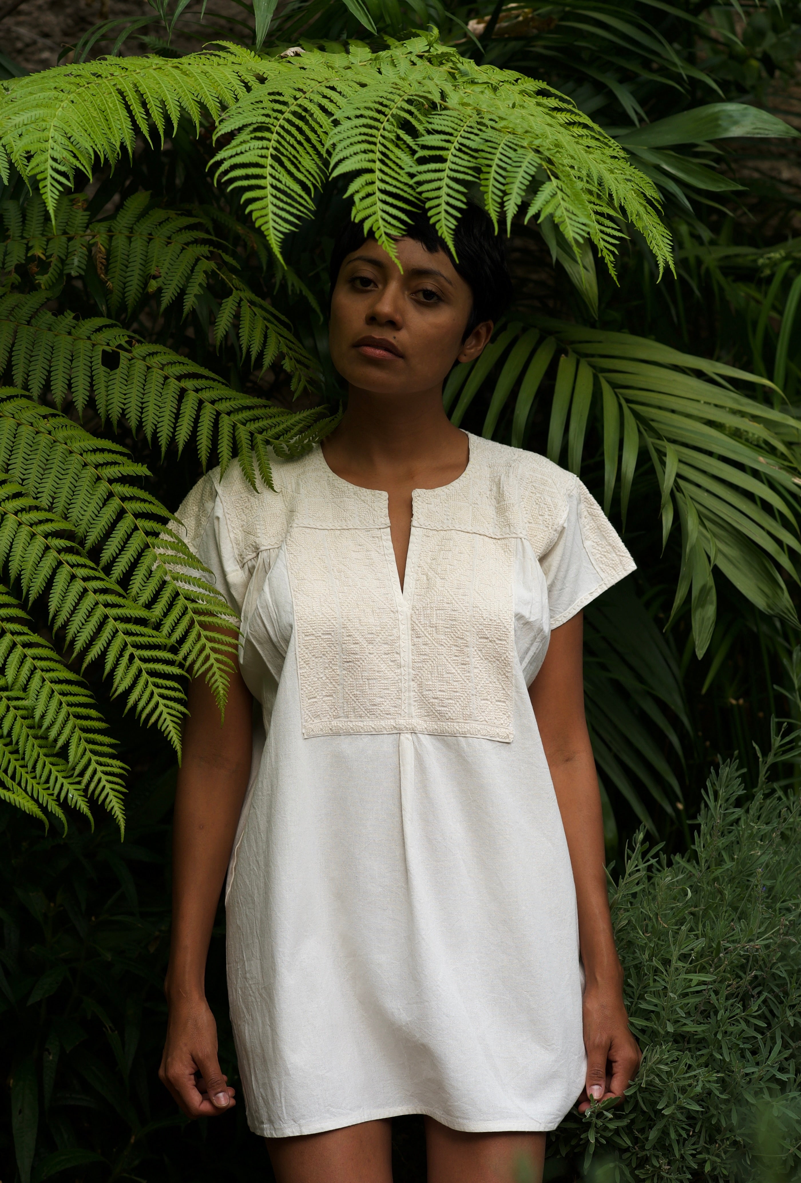 La Xantal - Cotton Embroidered Blouse - Made in Oaxaca
