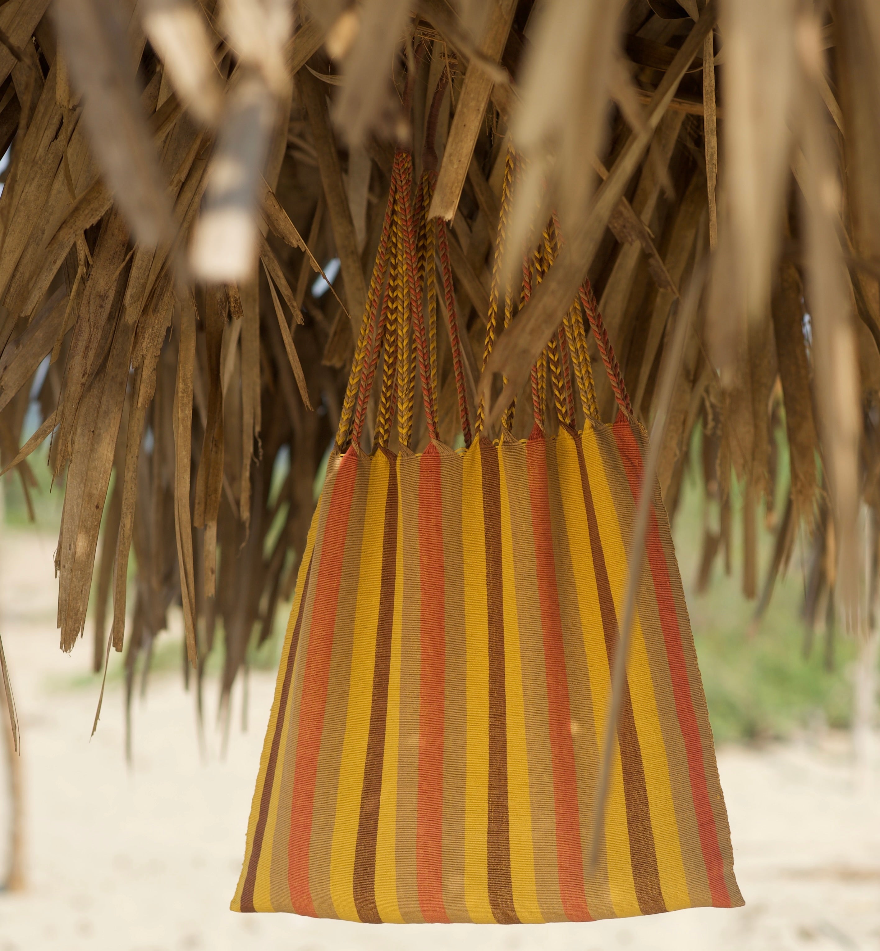 Hand Woven - Las Rayas Tote - Ensenada