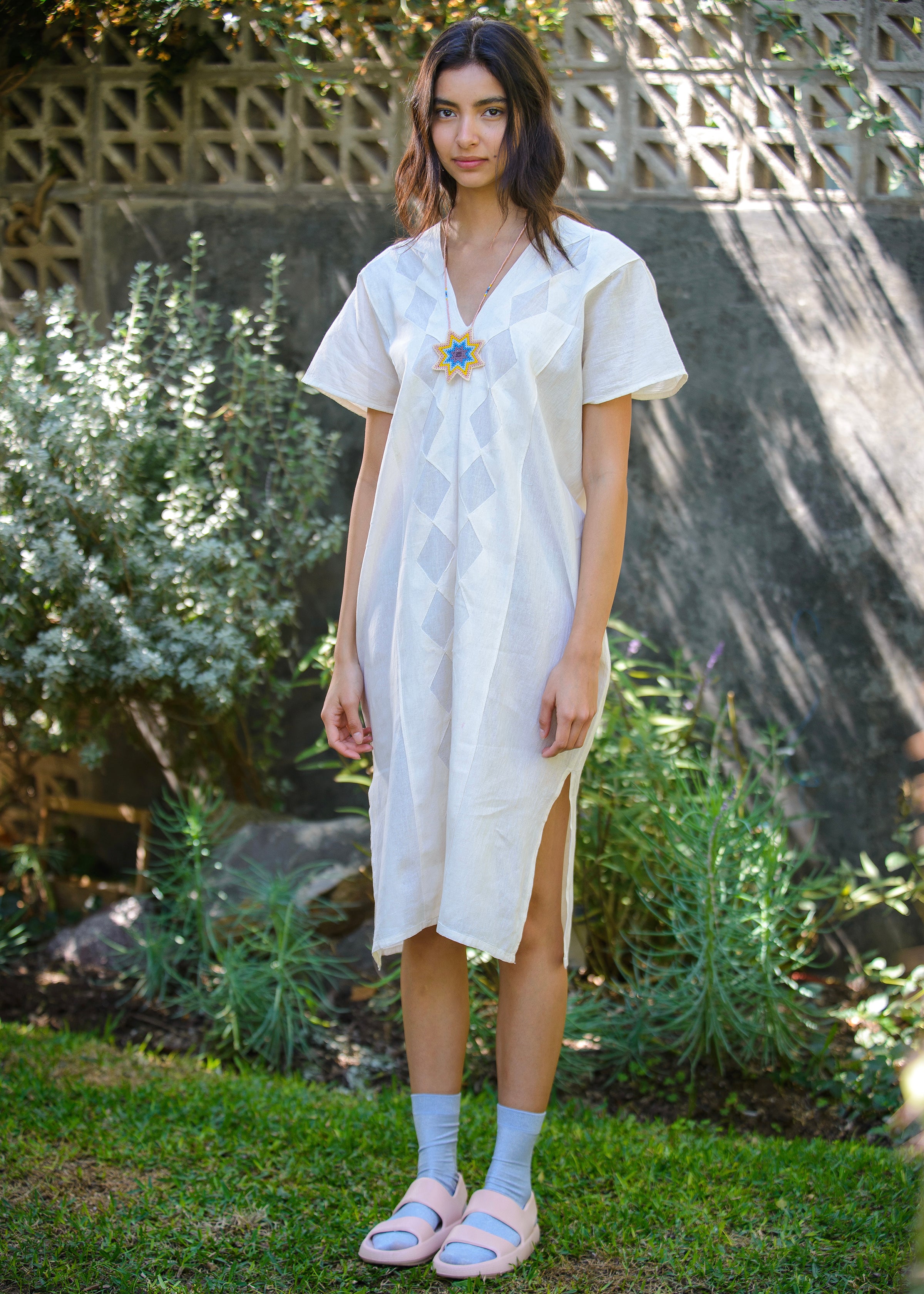 El Diamante Tunic - Long - 100% Cotton - Made in Oaxaca