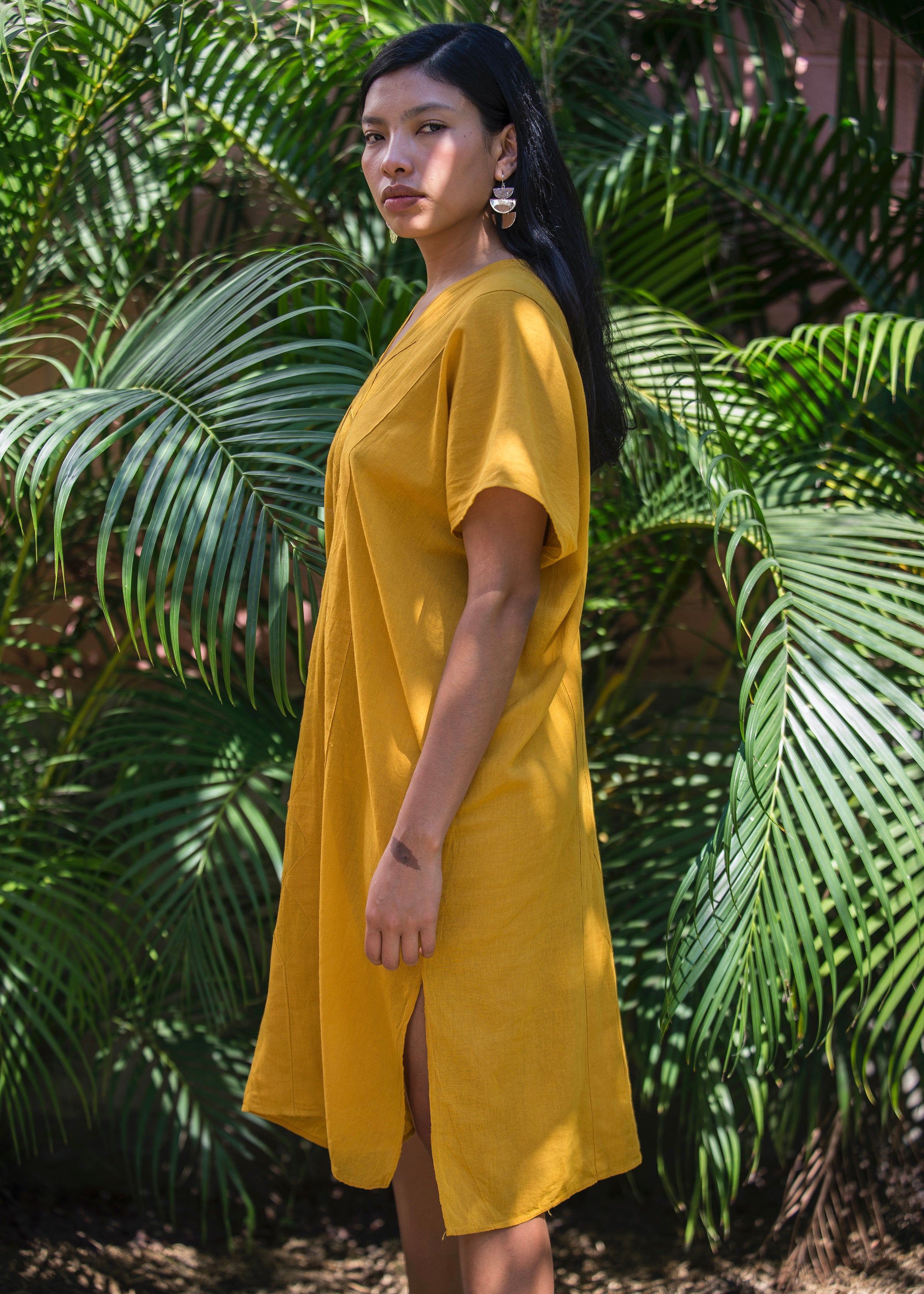 El Diamante Tunic - Long - 100% Cotton - Made in Oaxaca