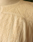 La Xantal Cotton Embroidered Blouse