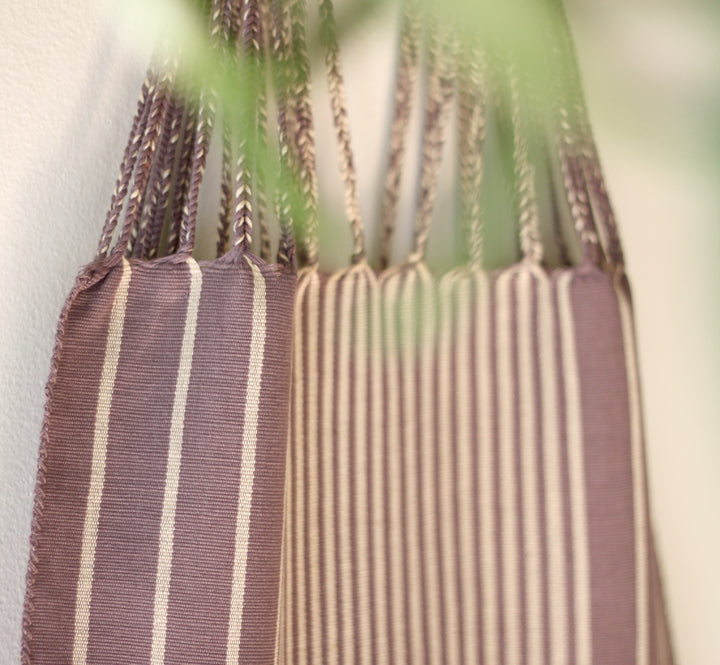 Hand Woven - Las Rayas Tote - Heather