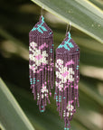 Beaded Flower Earrings