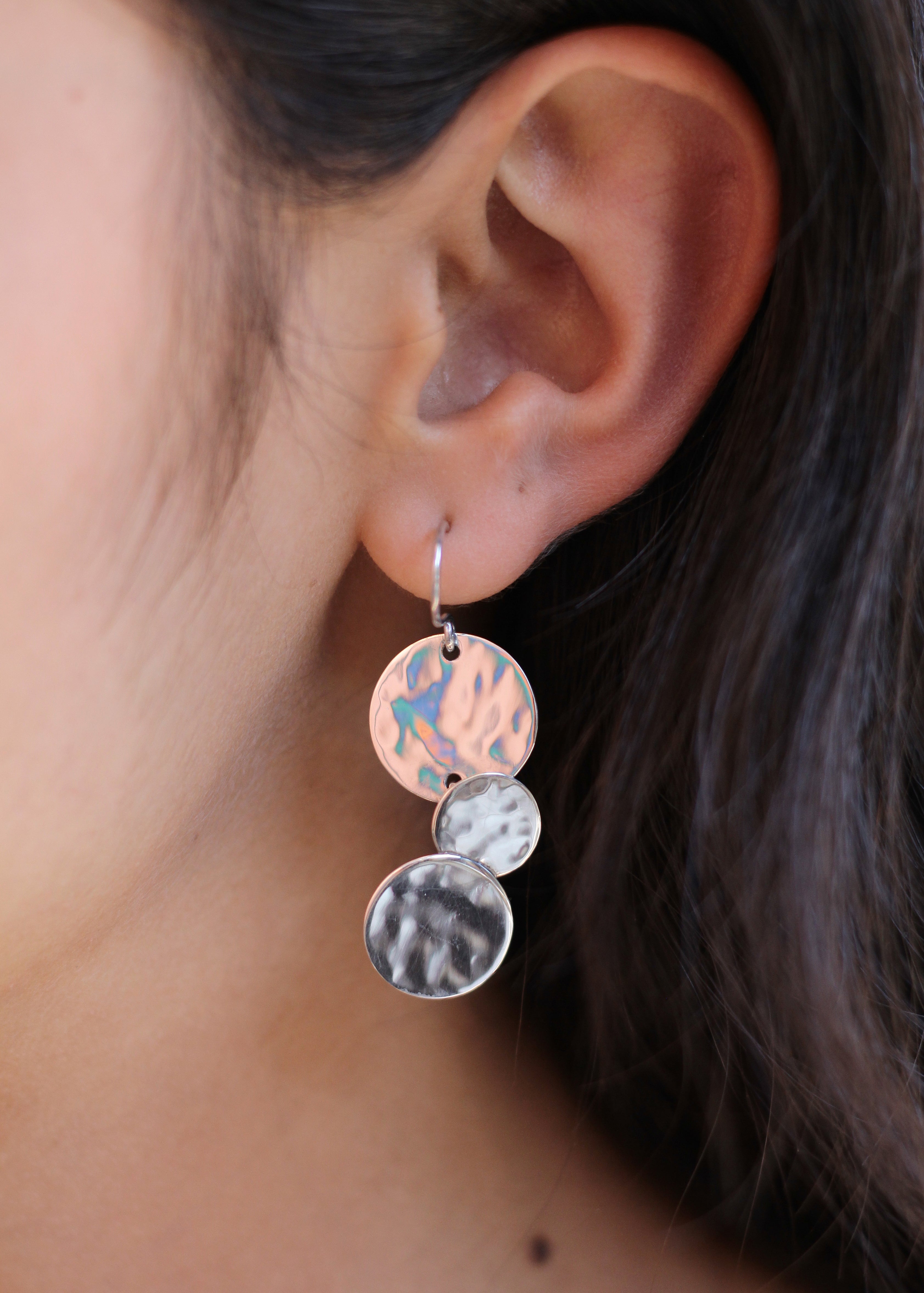 Silver Earrings - Trio