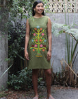 Vintage Embroidered Dress - Telas Tlaquepaque