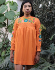 Vintage Embroidered Dress - Jacaranda