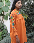 Vintage Embroidered Dress - Jacaranda