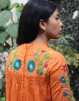 Vintage Embroidered Dress - Jacaranda