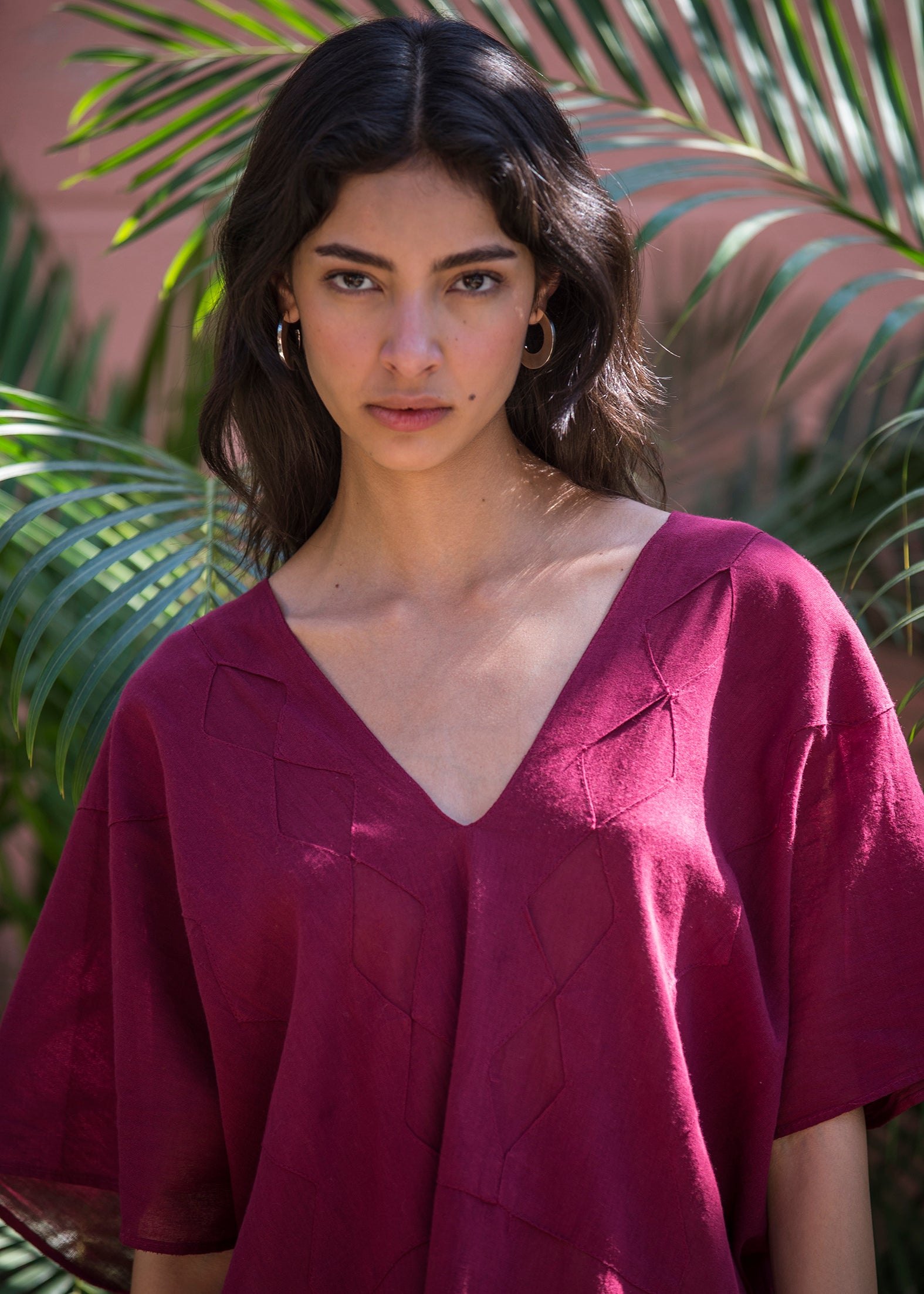 El Diamante Tunic - Long - 100% Cotton - Made in Oaxaca