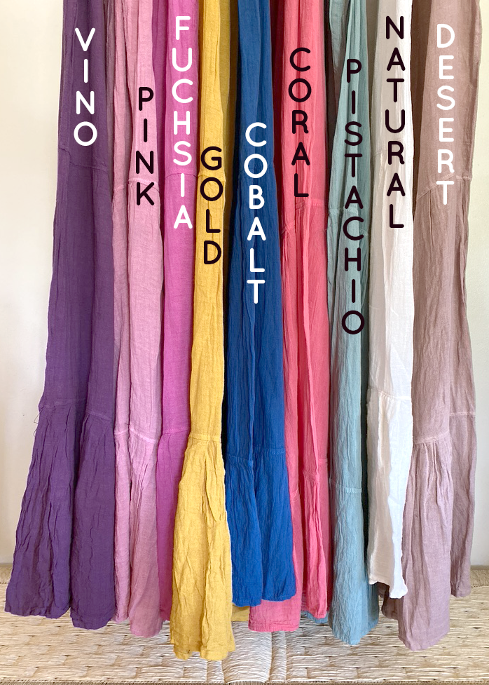 Tz'un Dress - 10 Colours - 100% Cotton - Made in Oaxaca