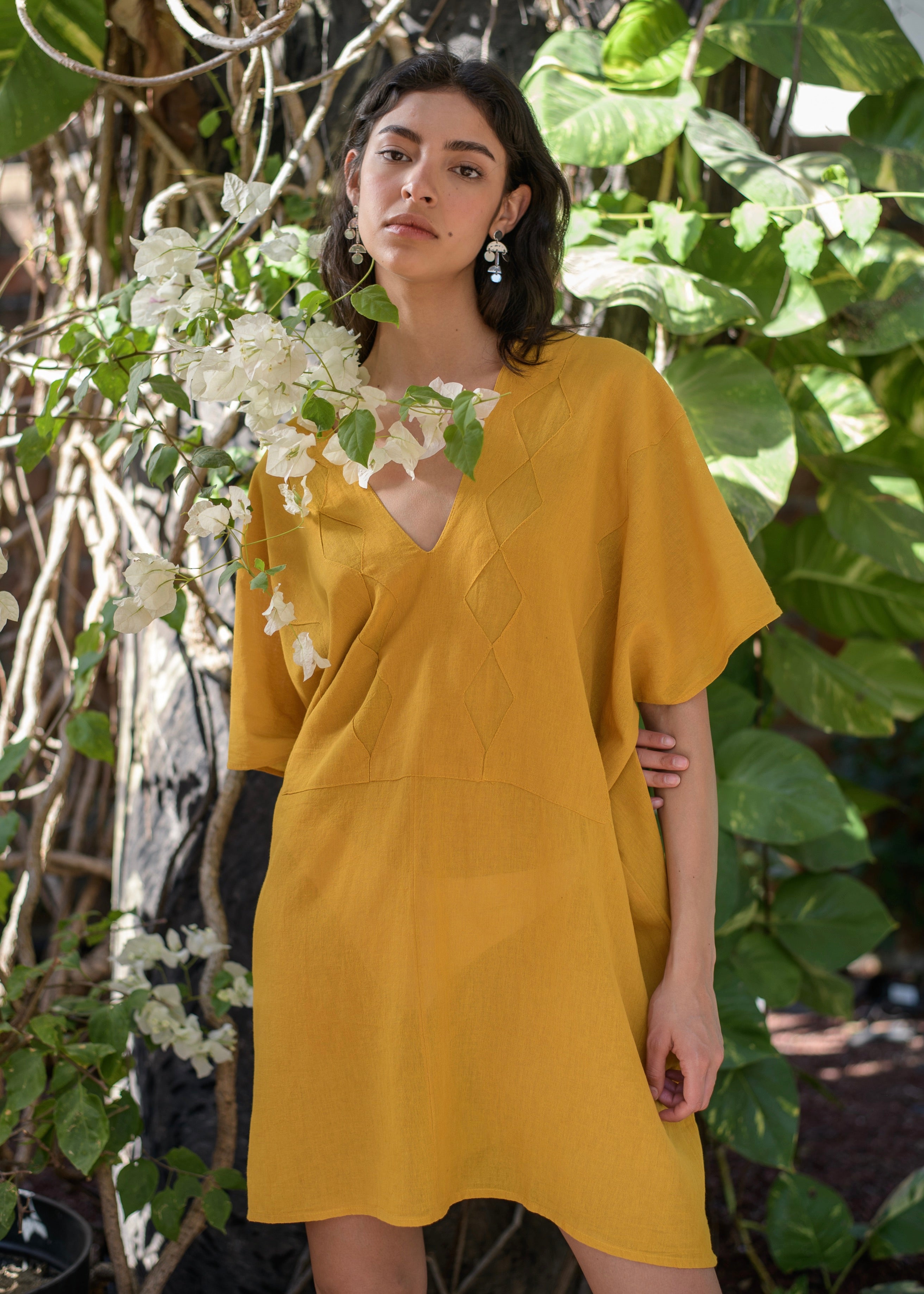 El Diamante Tunic - Short - 100% Cotton - Made in Oaxaca