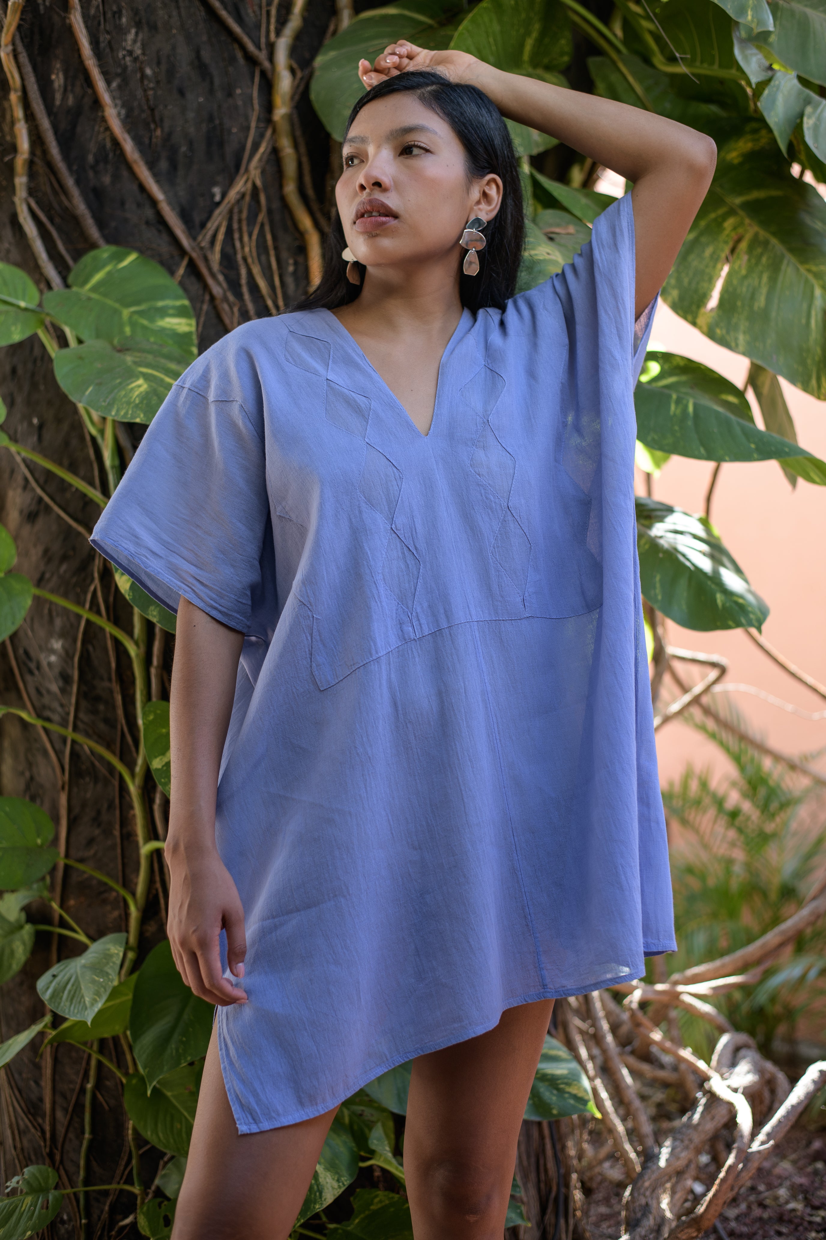 El Diamante Tunic - Short - 100% Cotton - Made in Oaxaca