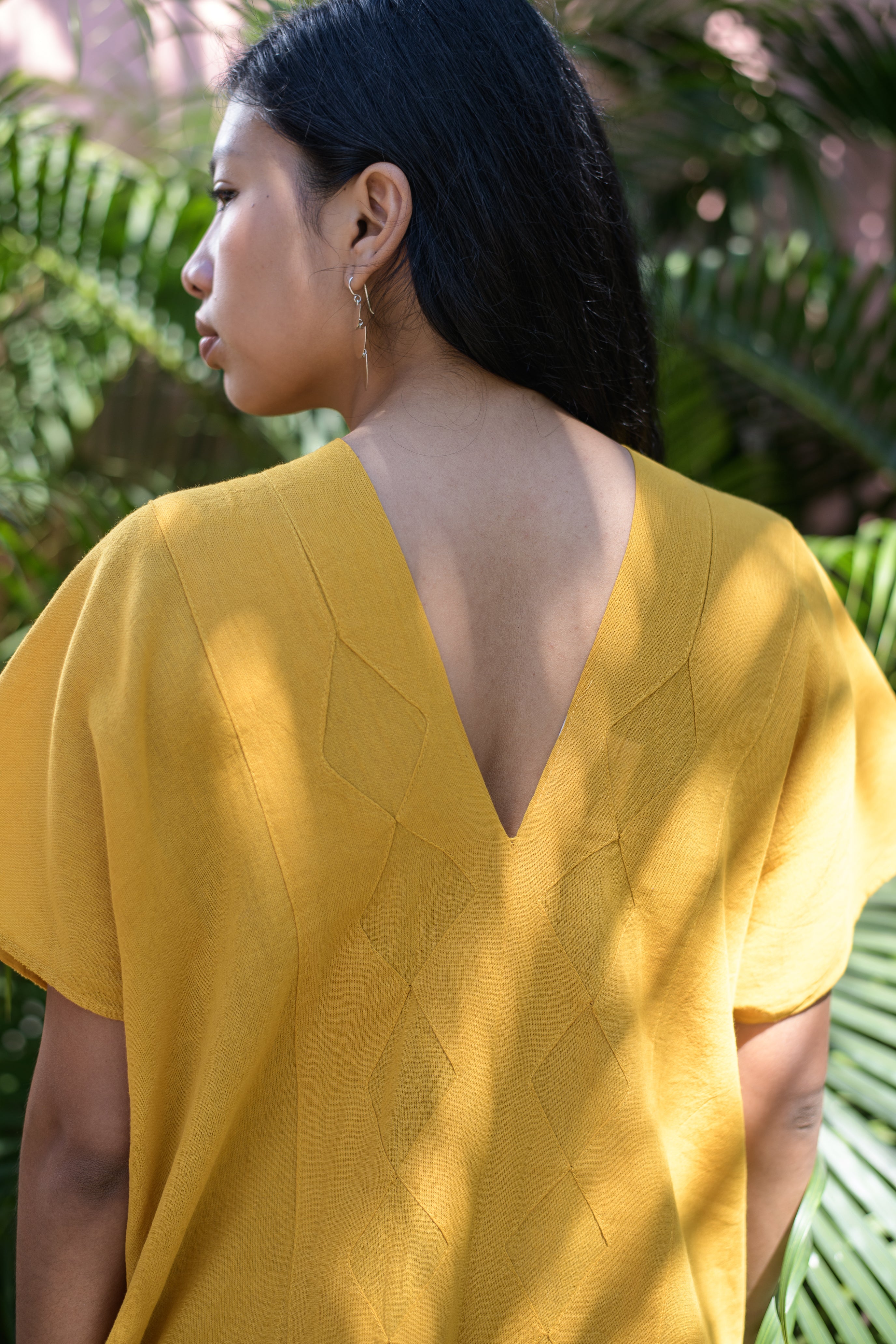 El Diamante Tunic - Short - 100% Cotton - Made in Oaxaca