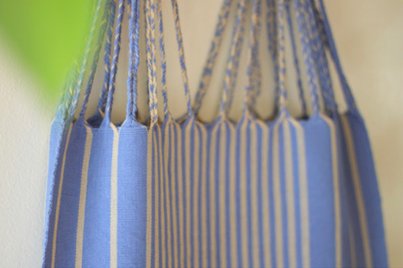 Hand Woven - Las Rayas Tote - Flor