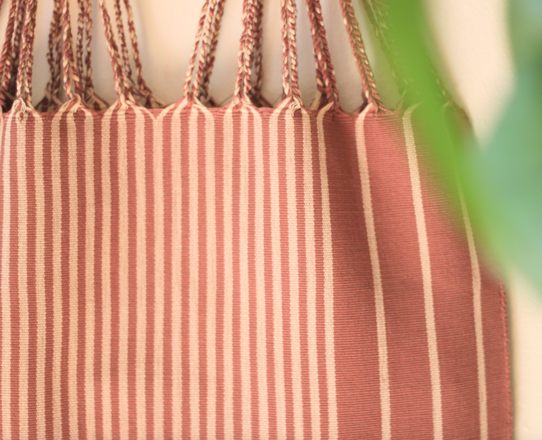 Hand Woven - Las Rayas Tote - Café con Leche