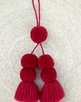 Solid Colour Pompoms - 12 Colours